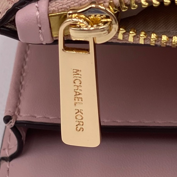 Michael Kors DoubleZip Wallet Wristlet Ballet - Picture 11 of 13